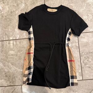 Burberry Black and Tan Kids dress